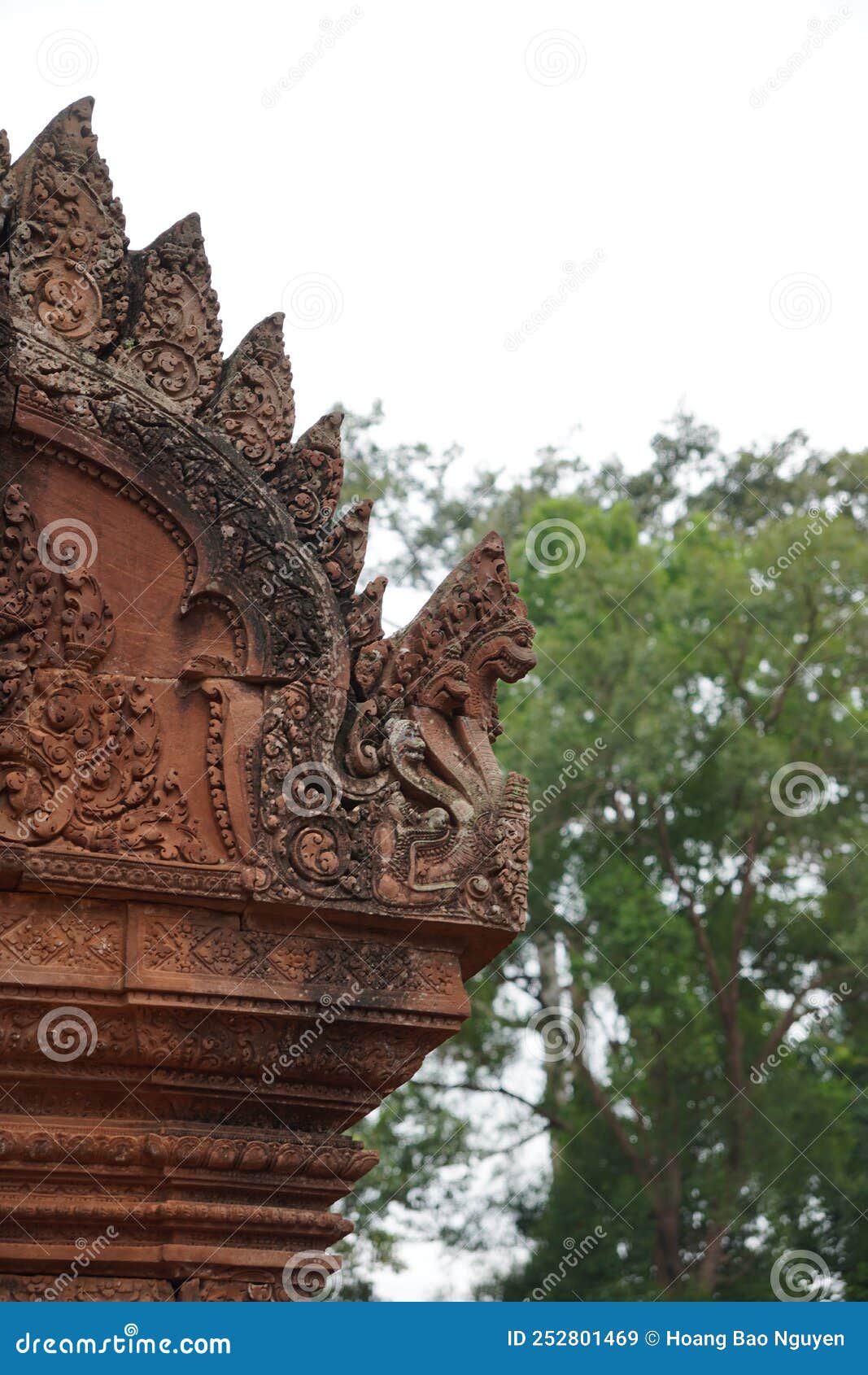banteay srei temple in siem reap, cambodia